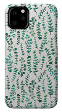 Load image into Gallery viewer, Eucalyptus Watercolor Pattern - Phone Case