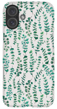 Load image into Gallery viewer, Eucalyptus Watercolor Pattern - Phone Case