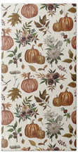 Load image into Gallery viewer, Fall Pumpkins, Flowers and Leaves - Beach Towel