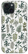 Load image into Gallery viewer, Fern Watercolor Pattern - Phone Case