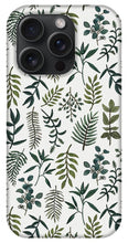 Load image into Gallery viewer, Fern Watercolor Pattern - Phone Case