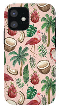 Load image into Gallery viewer, Flamingo Coconut Pattern - Phone Case