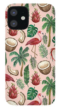 Load image into Gallery viewer, Flamingo Coconut Pattern - Phone Case