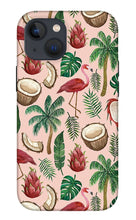 Load image into Gallery viewer, Flamingo Coconut Pattern - Phone Case