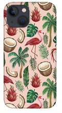 Load image into Gallery viewer, Flamingo Coconut Pattern - Phone Case