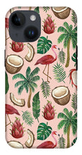 Load image into Gallery viewer, Flamingo Coconut Pattern - Phone Case