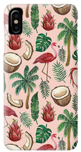 Load image into Gallery viewer, Flamingo Coconut Pattern - Phone Case