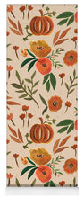 Load image into Gallery viewer, Floral Fall Pumpkin Pattern - Yoga Mat