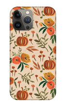 Load image into Gallery viewer, Floral Fall Pumpkin Pattern - Phone Case