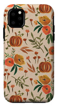 Load image into Gallery viewer, Floral Fall Pumpkin Pattern - Phone Case