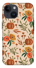 Load image into Gallery viewer, Floral Fall Pumpkin Pattern - Phone Case