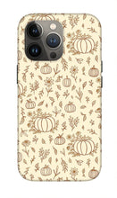 Load image into Gallery viewer, Floral Ink Pumpkin Pattern - Phone Case