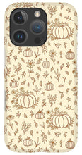 Load image into Gallery viewer, Floral Ink Pumpkin Pattern - Phone Case