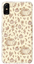 Load image into Gallery viewer, Floral Ink Pumpkin Pattern - Phone Case