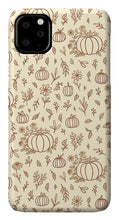 Load image into Gallery viewer, Floral Ink Pumpkin Pattern - Phone Case