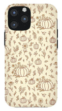 Load image into Gallery viewer, Floral Ink Pumpkin Pattern - Phone Case