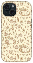 Load image into Gallery viewer, Floral Ink Pumpkin Pattern - Phone Case