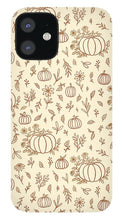 Load image into Gallery viewer, Floral Ink Pumpkin Pattern - Phone Case