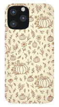 Load image into Gallery viewer, Floral Ink Pumpkin Pattern - Phone Case