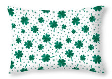Load image into Gallery viewer, Four Leaf Clover St. Patrick's Day Pattern - Throw Pillow