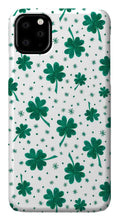 Load image into Gallery viewer, Four Leaf Clover St. Patrick's Day Pattern - Phone Case