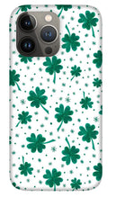 Load image into Gallery viewer, Four Leaf Clover St. Patrick's Day Pattern - Phone Case