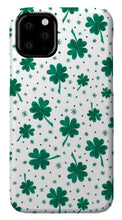 Load image into Gallery viewer, Four Leaf Clover St. Patrick's Day Pattern - Phone Case