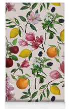 Load image into Gallery viewer, Fruit and Flower Blossoms Pattern - Yoga Mat