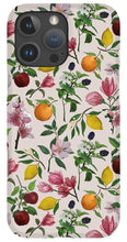 Load image into Gallery viewer, Fruit and Flower Blossoms Pattern - Phone Case