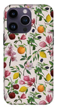 Load image into Gallery viewer, Fruit and Flower Blossoms Pattern - Phone Case