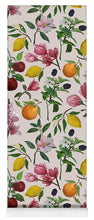 Load image into Gallery viewer, Fruit and Flower Blossoms Pattern - Yoga Mat