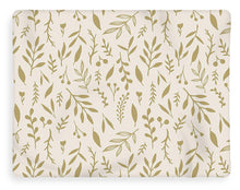 Load image into Gallery viewer, Gold Falling Leaves Pattern - Blanket