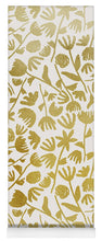 Load image into Gallery viewer, Gold Ink Floral Pattern - Yoga Mat