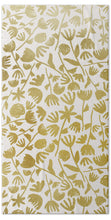 Load image into Gallery viewer, Gold Ink Floral Pattern - Beach Towel