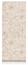 Load image into Gallery viewer, Gold Magnolia Pattern - Yoga Mat