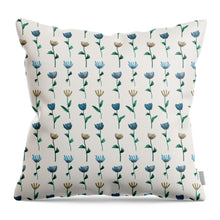 Load image into Gallery viewer, Colorful Ink Flower Pattern - Throw Pillow