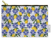 Load image into Gallery viewer, Lemon Tile Pattern - Zip Pouch