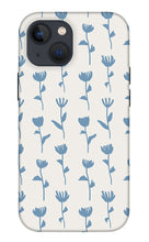 Load image into Gallery viewer, Light Blue Flower Pattern - Phone Case