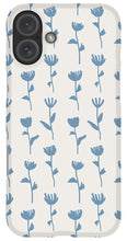 Load image into Gallery viewer, Light Blue Flower Pattern - Phone Case