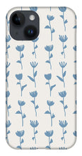 Load image into Gallery viewer, Light Blue Flower Pattern - Phone Case