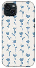 Load image into Gallery viewer, Light Blue Flower Pattern - Phone Case