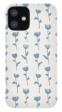 Load image into Gallery viewer, Light Blue Flower Pattern - Phone Case