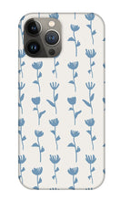 Load image into Gallery viewer, Light Blue Flower Pattern - Phone Case