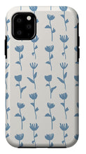 Load image into Gallery viewer, Light Blue Flower Pattern - Phone Case