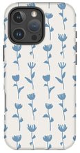 Load image into Gallery viewer, Light Blue Flower Pattern - Phone Case