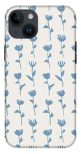 Load image into Gallery viewer, Light Blue Flower Pattern - Phone Case
