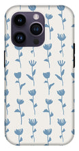 Load image into Gallery viewer, Light Blue Flower Pattern - Phone Case