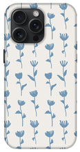 Load image into Gallery viewer, Light Blue Flower Pattern - Phone Case