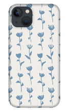Load image into Gallery viewer, Light Blue Flower Pattern - Phone Case