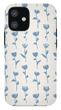 Load image into Gallery viewer, Light Blue Flower Pattern - Phone Case